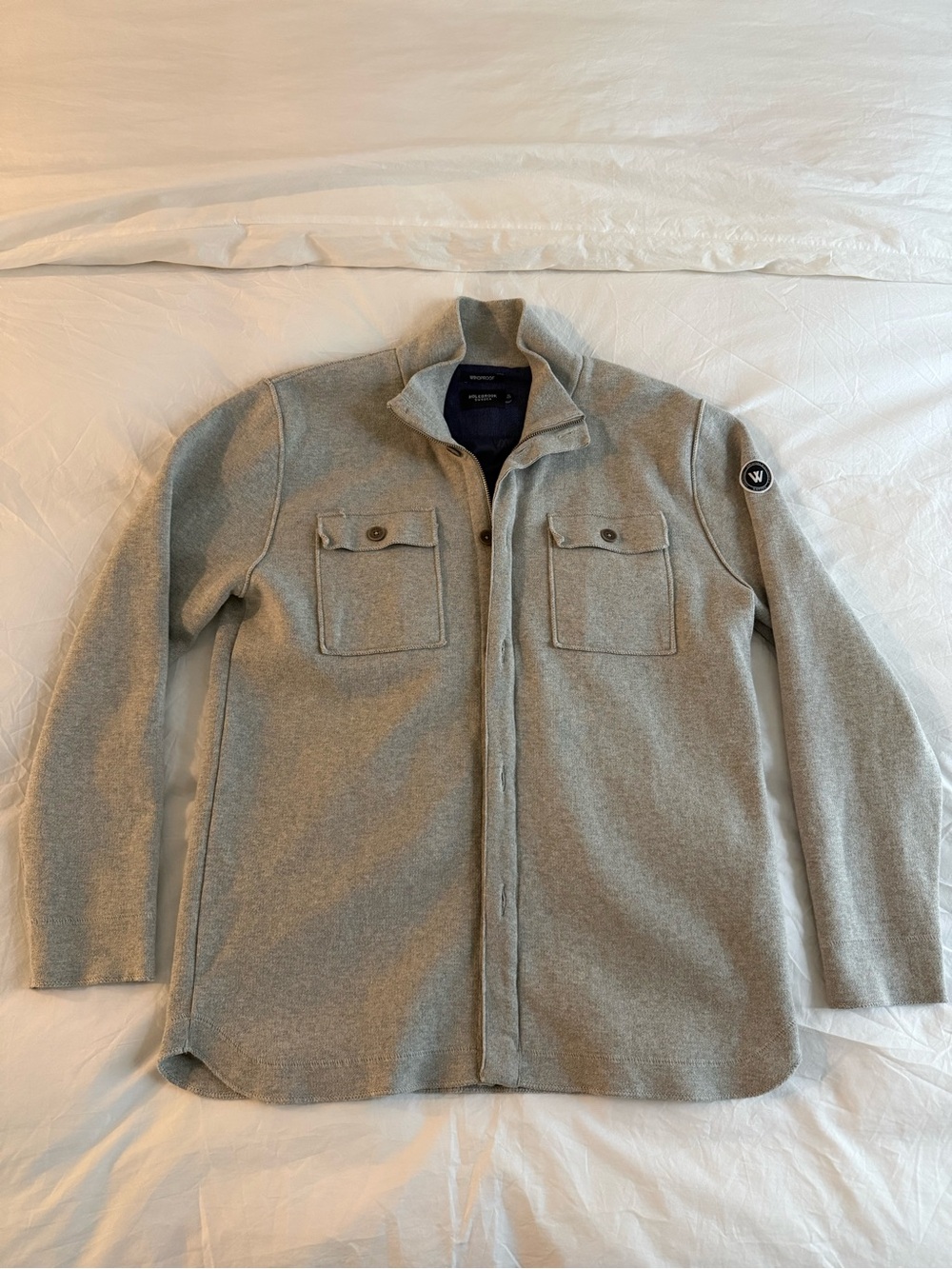 Holebrook Light Gray Men's Edwin Shirt Jacket - XL
